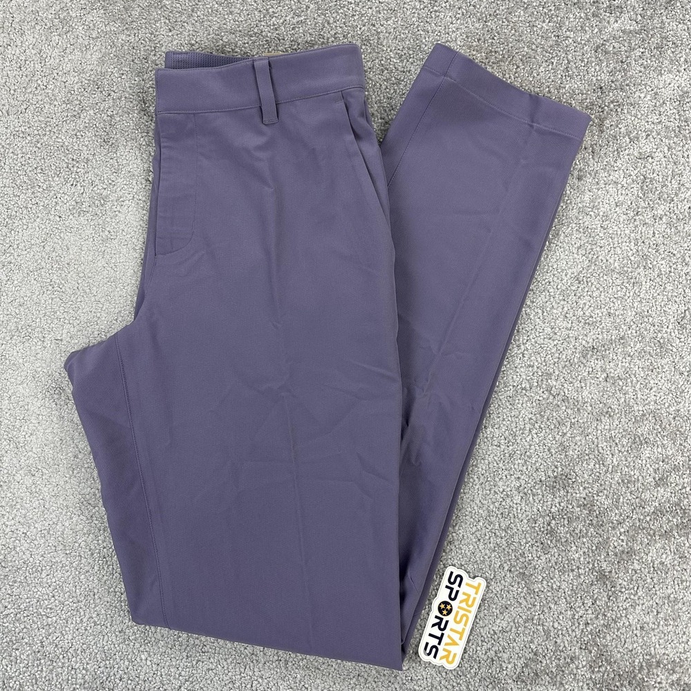 Nike Golf Pants Mens 32x36 Purple Slim Fit Repel Stretch Performance FD5624-509